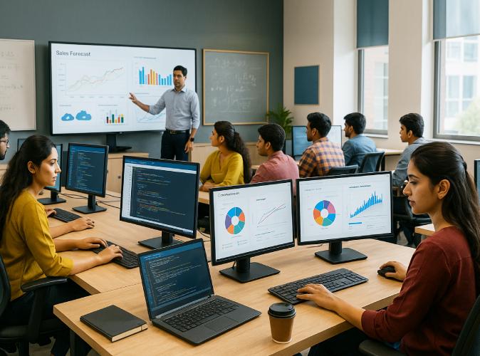 Students in classroom